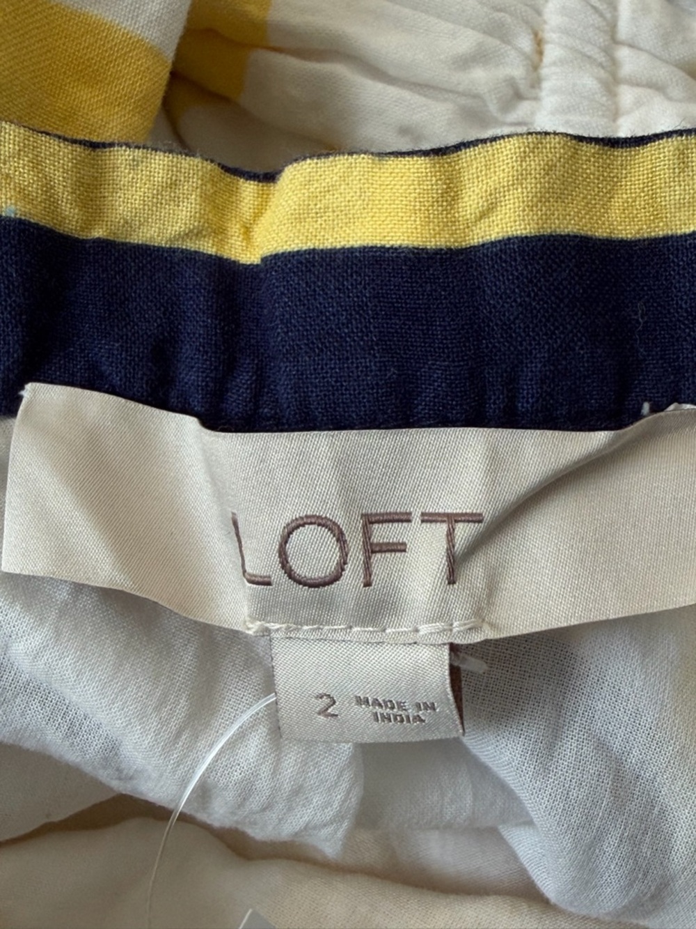 New! Loft Lemon Tie One Shoulder Midi Dress Size 2 54493 - Picture 11 of 16